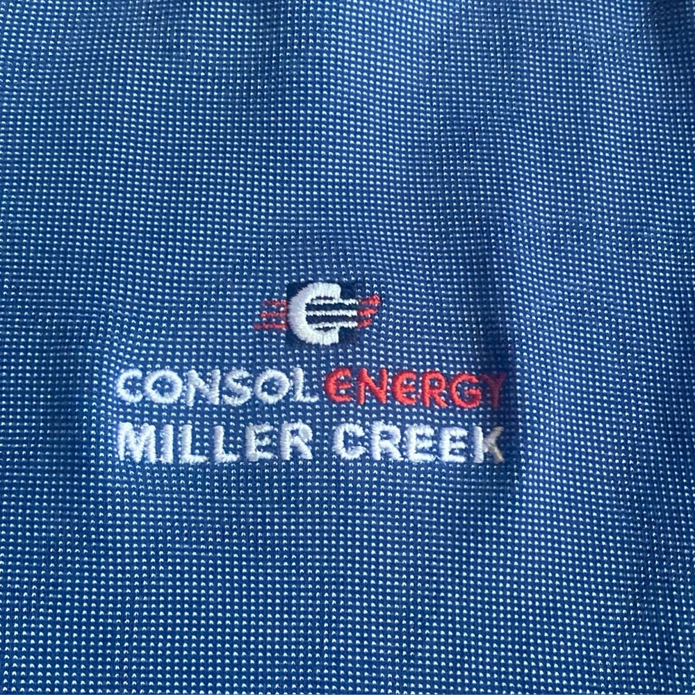Mens Cutter & Buck Consol Energy Coal Mining Miller Creek Polo Shirt XL Dri Fit